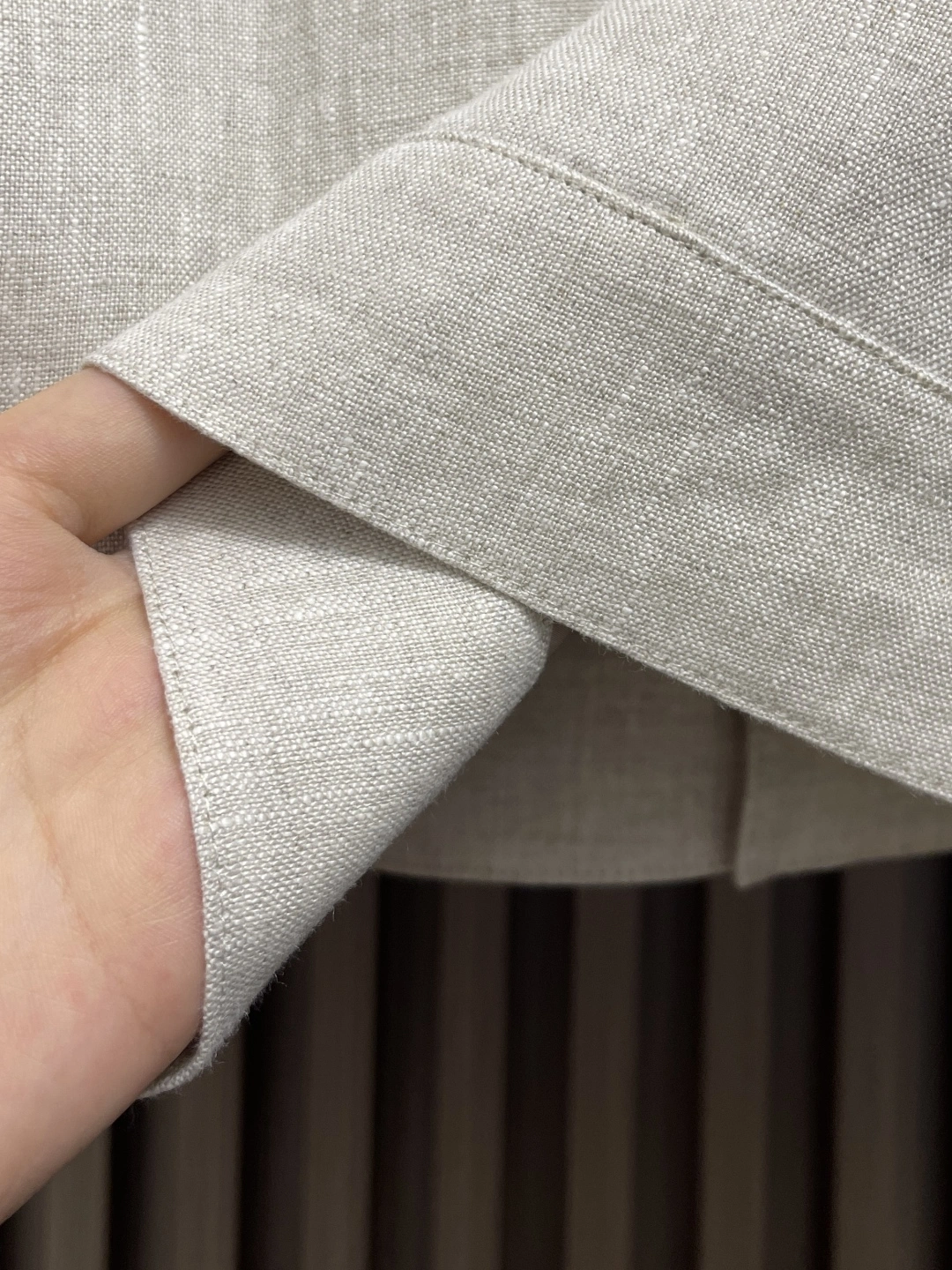 & wg.luxury- 8oro Pi191 Linen fabric item:E-F026H1903